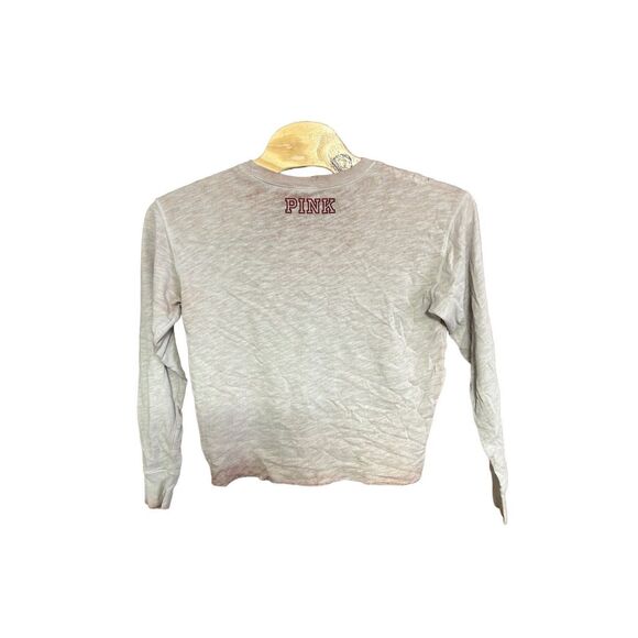 Seminoles Pink Cropped Raw Hem Sweatshirt Small (S) - Picture 2 of 4